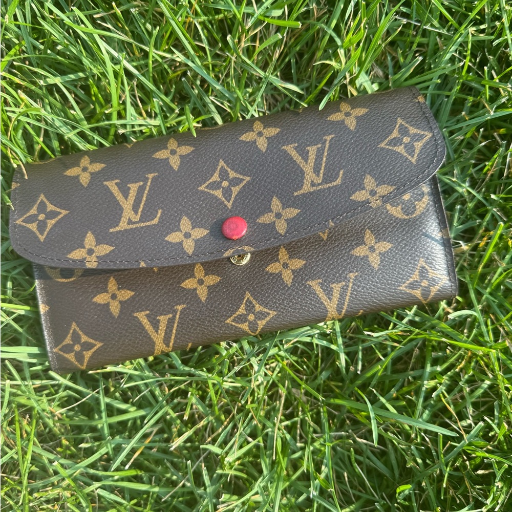 Louis Vuitton Brown and Gold Monogram Wallet